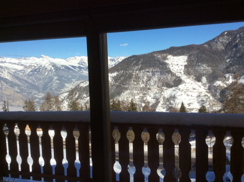 The view from the balcony