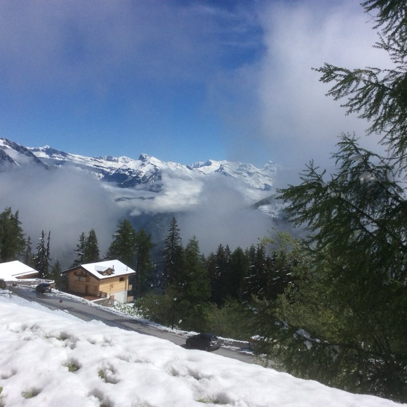 Cloud inversion over the Rhône valley